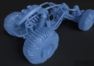 Render of Dust Buster 1/35th scale model kit