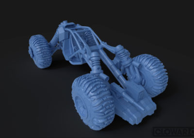 Render of Dust Buster 1/35th scale model kit