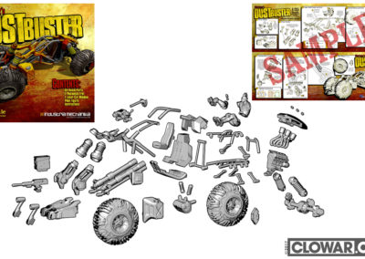 Dust Buster 1/35th scale model kit instructions.