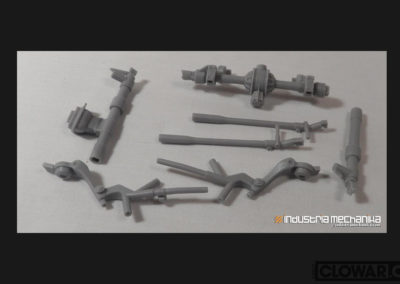 Dust Buster 1/35th scale parts formed for model kit